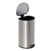 Honey-Can-Do TRASH CAN RND SLV TRS-09331